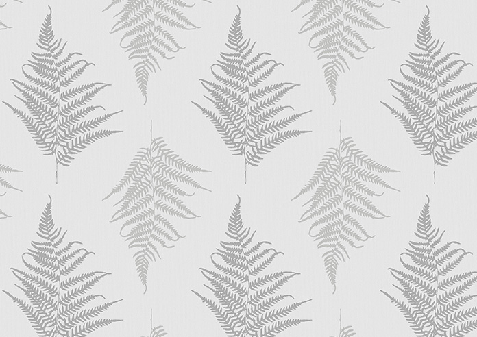Delicate Ferns, Fog Grey - Twist&Fit Roller Blind - Image 6